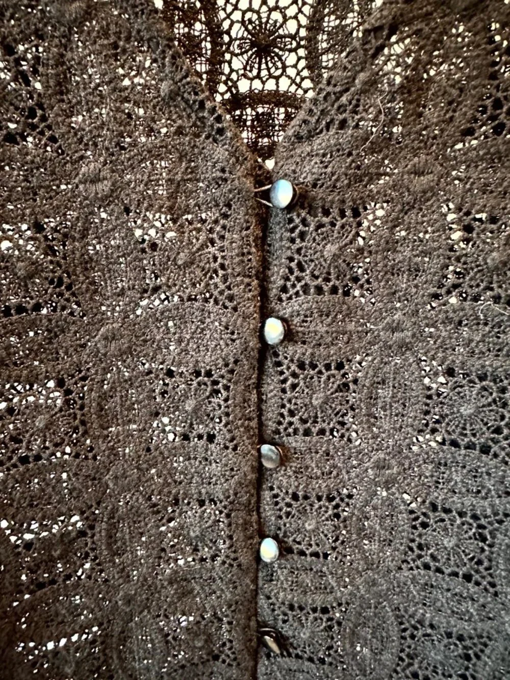 NWOT - Sezane - Gaya Lace Blouse - Size 4 - Picture 5 of 7